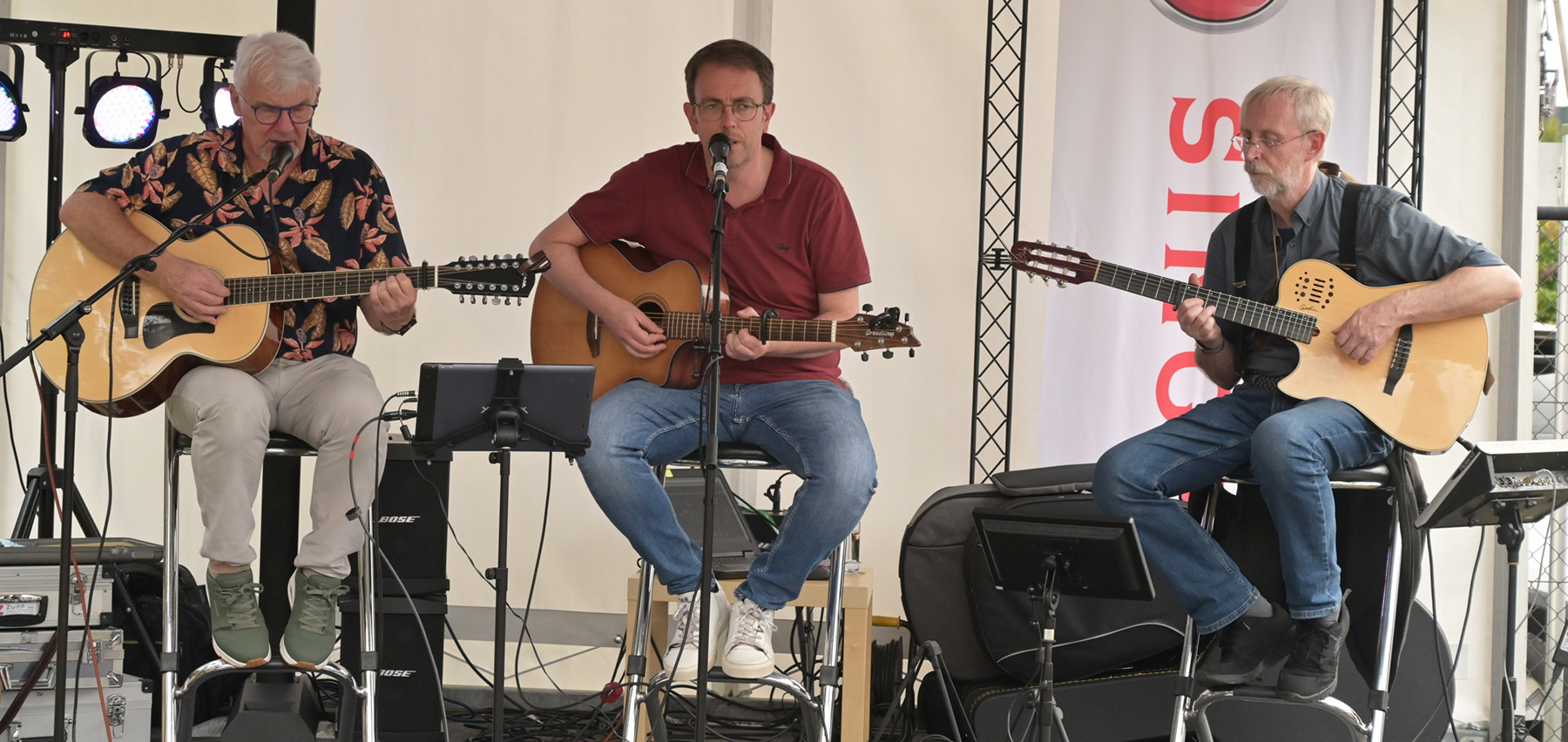 Fudge & Co akoestische gitaren - optreden Zonhoven